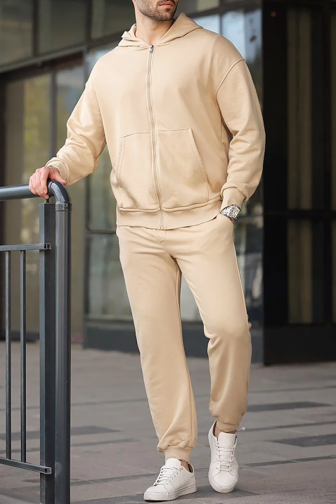 Мъжки комплект JEREZO BEIGE, Цвят: беж, IVET.BG - Твоят онлайн бутик.