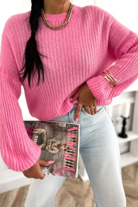 Пуловер TREFIOLA PINK, Цвят: розов, IVET.BG - Твоят онлайн бутик.