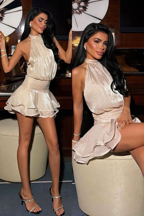 Рокля NEBRALDA BEIGE, Цвят: беж, IVET.BG - Твоят онлайн бутик.