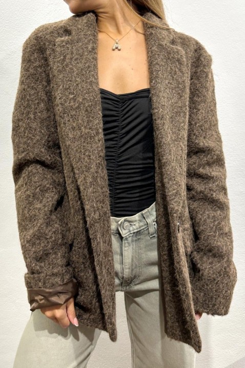 Сако BROVELZA BROWN, Цвят: кафяв, IVET.BG - Твоят онлайн бутик.