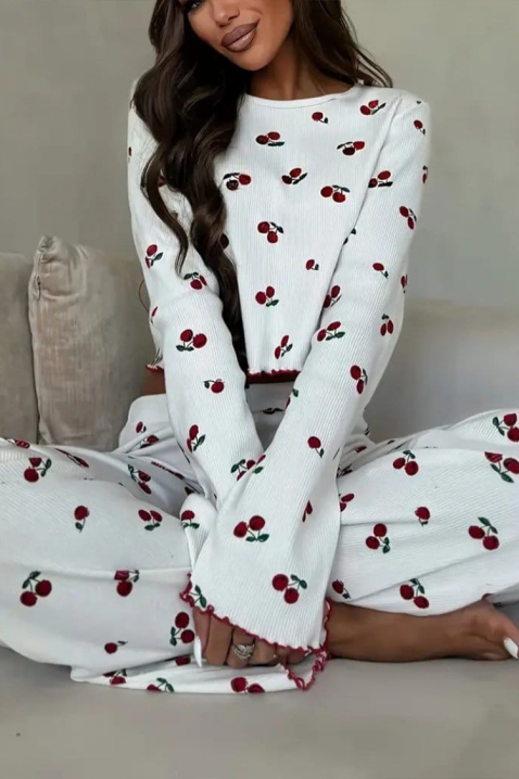 Пижама CHERZILDA, Цвят: бял, IVET.BG - Твоят онлайн бутик.