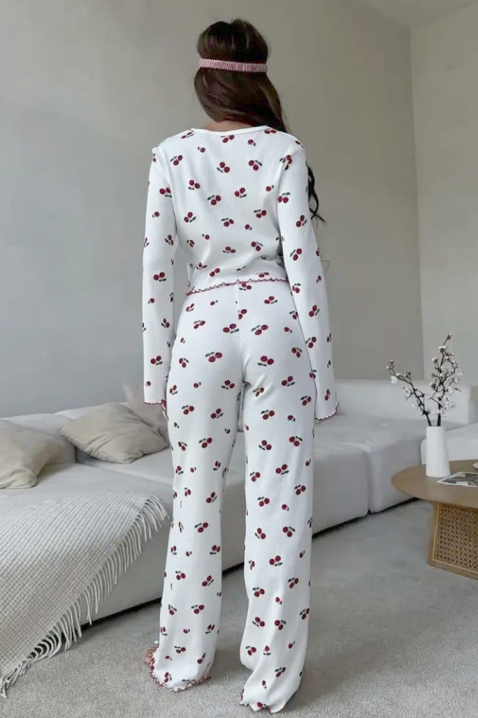 Пижама CHERZILDA, Цвят: бял, IVET.BG - Твоят онлайн бутик.