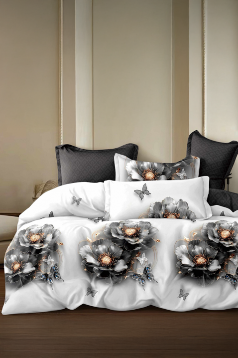 Спален комплект FRONELMY 200x220 cm памук - 4 части, Цвят: бял, IVET.BG - Твоят онлайн бутик.