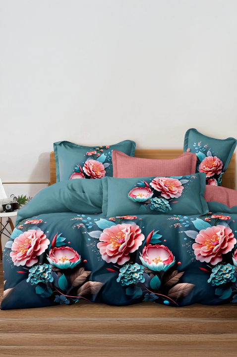 Спален комплект RELMEDY 200x220 cm памук - 4 части, Цвят: многоцветен, IVET.BG - Твоят онлайн бутик.