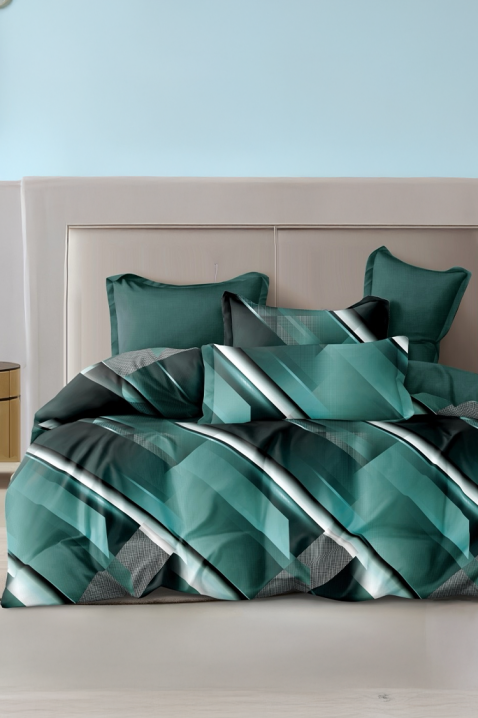 Спален комплект XERFOLDY 200x220 cm памук - 4 части, Цвят: многоцветен, IVET.BG - Твоят онлайн бутик.