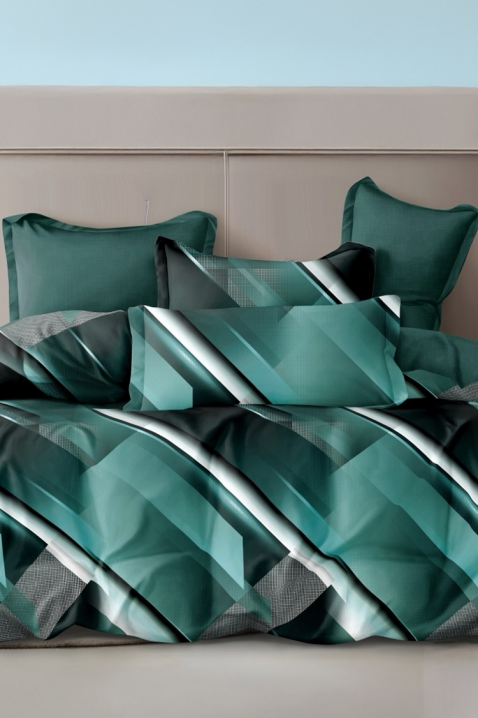 Спален комплект XERFOLDY 200x220 cm памук - 4 части, Цвят: многоцветен, IVET.BG - Твоят онлайн бутик.