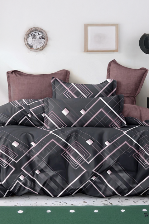 Спален комплект VERMODY 200x220 cm памук - 4 части, Цвят: многоцветен, IVET.BG - Твоят онлайн бутик.