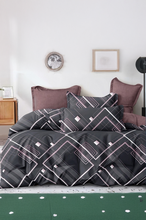 Спален комплект VERMODY 200x220 cm памук - 4 части, Цвят: многоцветен, IVET.BG - Твоят онлайн бутик.