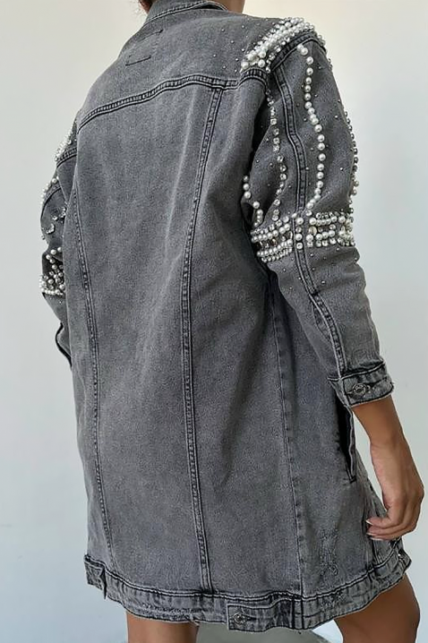 Дънково яке TRANVILZA, Цвят: графит, IVET.BG - Твоят онлайн бутик.