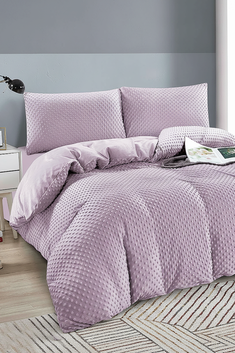 Спален комплект SLOVERZY LILA 160x200 cm памук - 3 части, Цвят: лилав, IVET.BG - Твоят онлайн бутик.