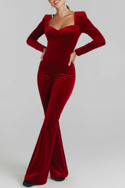 Гащеризон BAGRONSA RED, Цвят: червен, IVET.BG - Твоят онлайн бутик.