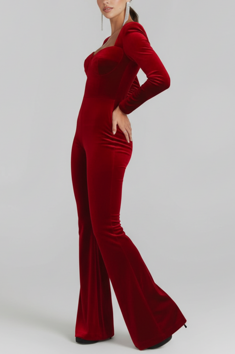 Гащеризон BAGRONSA RED, Цвят: червен, IVET.BG - Твоят онлайн бутик.