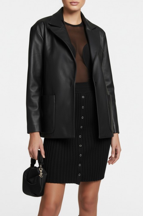 Сако NOREJA, Цвят: черен, IVET.BG - Твоят онлайн бутик.