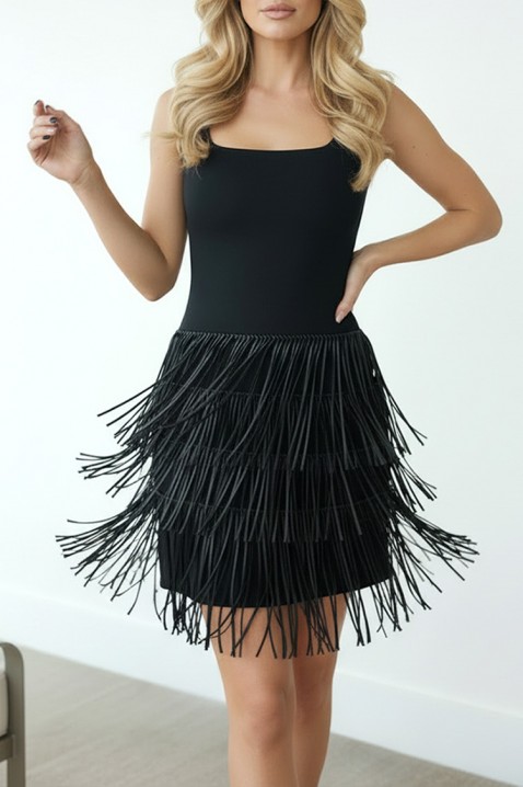 Рокля MAFANZA, Цвят: черен, IVET.BG - Твоят онлайн бутик.