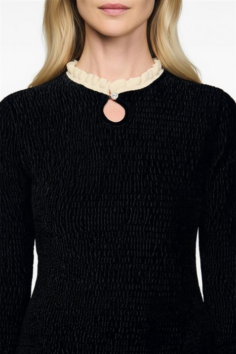 Дамска блуза BROTENDA, Цвят: черен, IVET.BG - Твоят онлайн бутик.