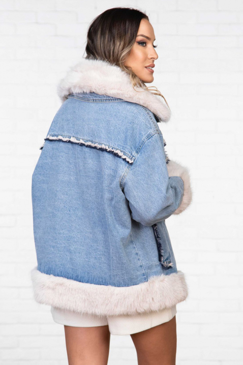 Дънково яке DENBILZA, Цвят: светлосин, IVET.BG - Твоят онлайн бутик.