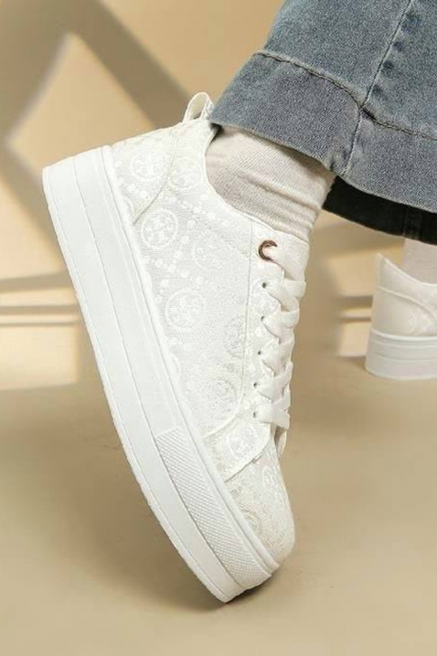 Дамски кецове LINGERFA WHITE, Цвят: бял, IVET.BG - Твоят онлайн бутик.