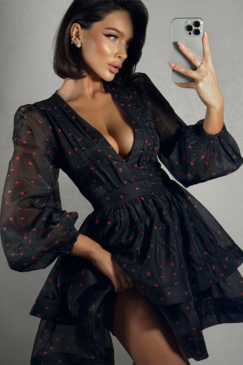 Рокля TRIFOLZA, Цвят: черен, IVET.BG - Твоят онлайн бутик.