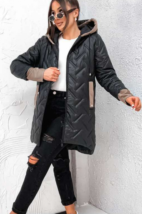 Яке RIOGEJA BLACK, Цвят: черен, IVET.BG - Твоят онлайн бутик.