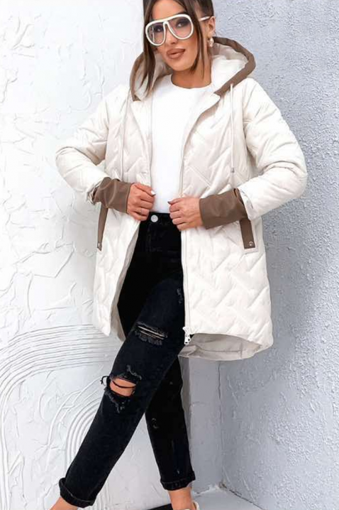 Яке RIOGEJA WHITE, Цвят: бял, IVET.BG - Твоят онлайн бутик.