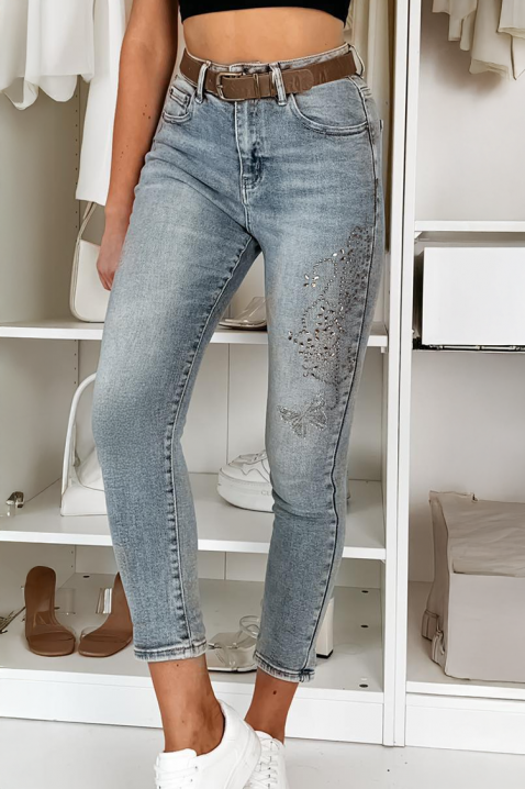 Дънки BLADELDA, Цвят: светлосин, IVET.BG - Твоят онлайн бутик.