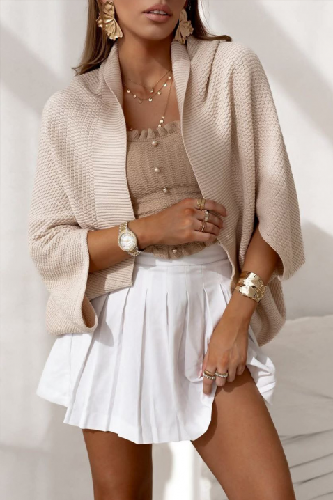 Жилетка NAVELDA BIEGE, Цвят: беж, IVET.BG - Твоят онлайн бутик.