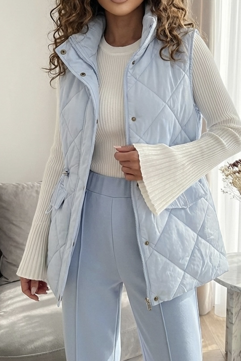 Елек CALZORA SKY, Цвят: светлосин, IVET.BG - Твоят онлайн бутик.