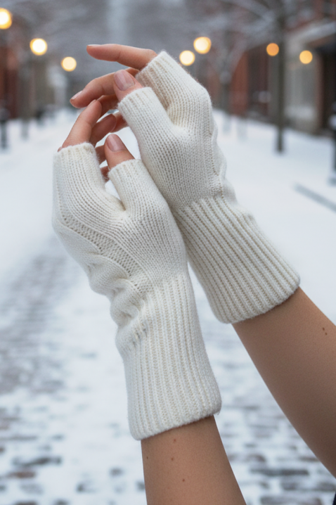 Дамски ръкавици TOROLFA WHITE, Цвят: бял, IVET.BG - Твоят онлайн бутик.