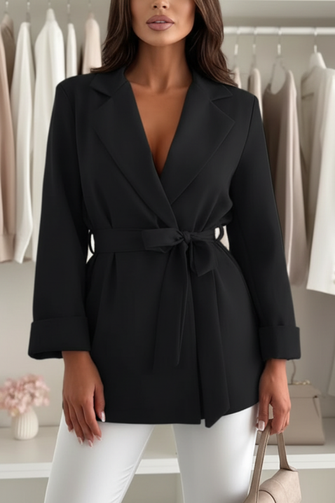 Сако RIOFELJA BLACK, Цвят: черен, IVET.BG - Твоят онлайн бутик.