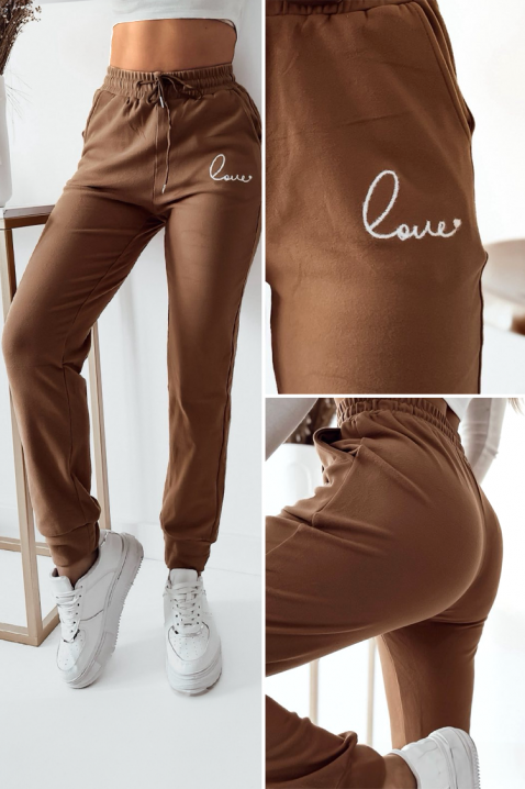 Панталон MARGOLVA, Цвят: кафяв, IVET.BG - Твоят онлайн бутик.