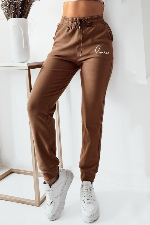 Панталон MARGOLVA, Цвят: кафяв, IVET.BG - Твоят онлайн бутик.