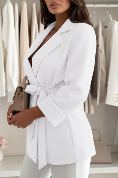 Сако RIOFELJA WHITE, Цвят: бял, IVET.BG - Твоят онлайн бутик.