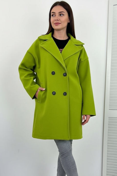 Палто AVRIORA GREEN, Цвят: зелен, IVET.BG - Твоят онлайн бутик.