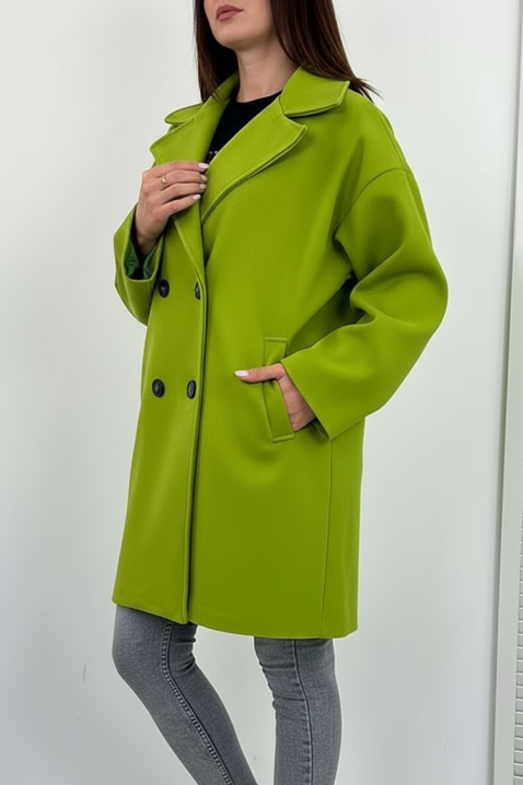 Палто AVRIORA GREEN, Цвят: зелен, IVET.BG - Твоят онлайн бутик.