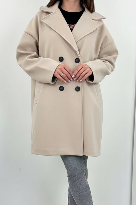 Палто AVRIORA BEIGE, Цвят: беж, IVET.BG - Твоят онлайн бутик.