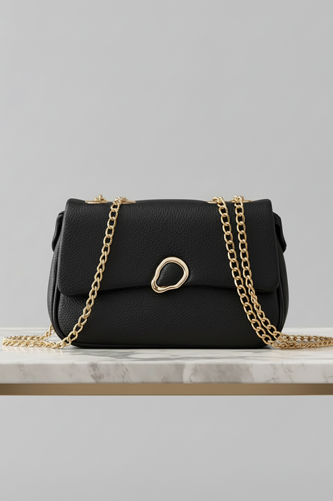 Дамска чанта POCHENDA BLACK, Цвят: черен, IVET.BG - Твоят онлайн бутик.