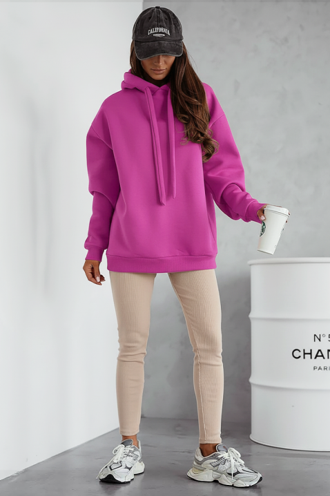 Суичър REVROLDA FUCHSIA, Цвят: фуксия, IVET.BG - Твоят онлайн бутик.