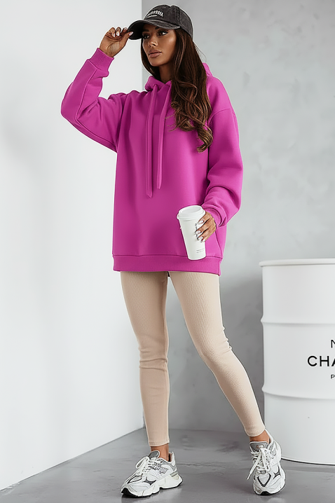 Суичър REVROLDA FUCHSIA, Цвят: фуксия, IVET.BG - Твоят онлайн бутик.