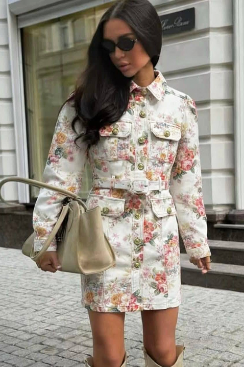 Рокля PRINZOLA WHITE, Цвят: бял, IVET.BG - Твоят онлайн бутик.