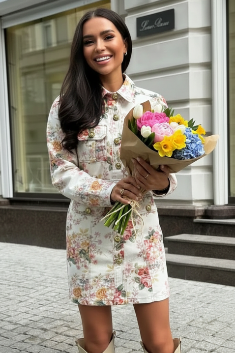 Рокля PRINZOLA WHITE, Цвят: бял, IVET.BG - Твоят онлайн бутик.