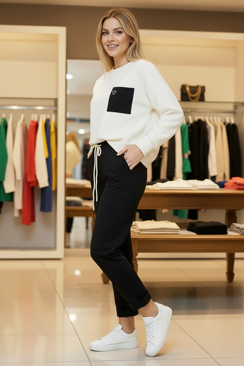 Комплект TENZIARA BLACK, Цвят: черен, IVET.BG - Твоят онлайн бутик.