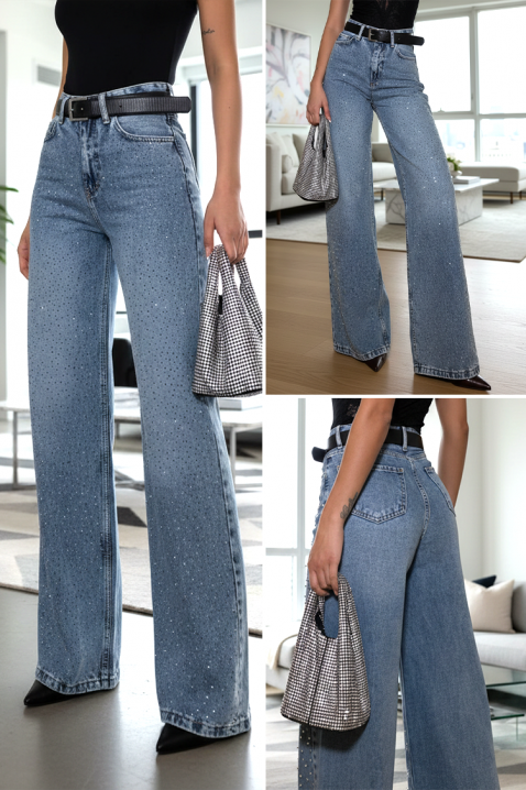 Дънки DAVILONA, Цвят: син, IVET.BG - Твоят онлайн бутик.