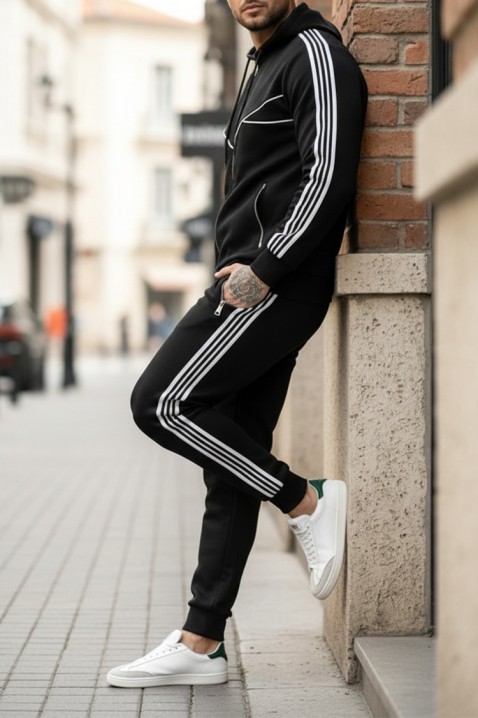 Мъжки комплект KIMORDO BLACK, Цвят: черен, IVET.BG - Твоят онлайн бутик.