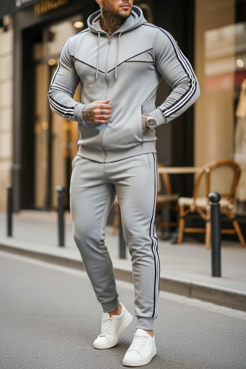 Мъжки комплект KIMORDO GREY, Цвят: сив, IVET.BG - Твоят онлайн бутик.