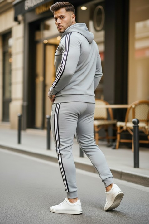 Мъжки комплект KIMORDO GREY, Цвят: сив, IVET.BG - Твоят онлайн бутик.