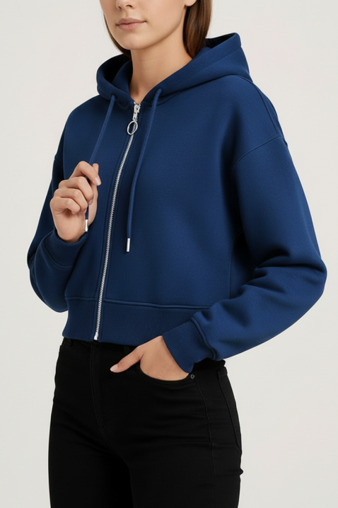 Суичър GRELONFEA NAVY, Цвят: тъмносин, IVET.BG - Твоят онлайн бутик.