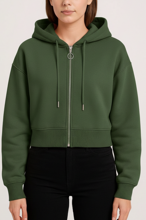 Суичър GRELONFEA GREEN, Цвят: зелен, IVET.BG - Твоят онлайн бутик.