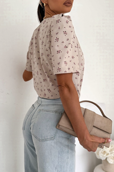 Тениска DAFNILDA BEIGE, Цвят: беж, IVET.BG - Твоят онлайн бутик.