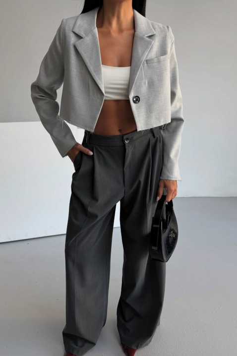 Сако CRALONDA GREY, Цвят: сив, IVET.BG - Твоят онлайн бутик.