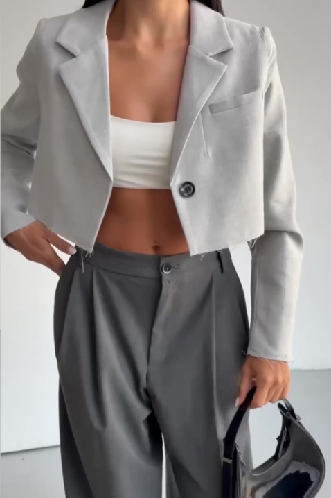 Сако CRALONDA GREY, Цвят: сив, IVET.BG - Твоят онлайн бутик.